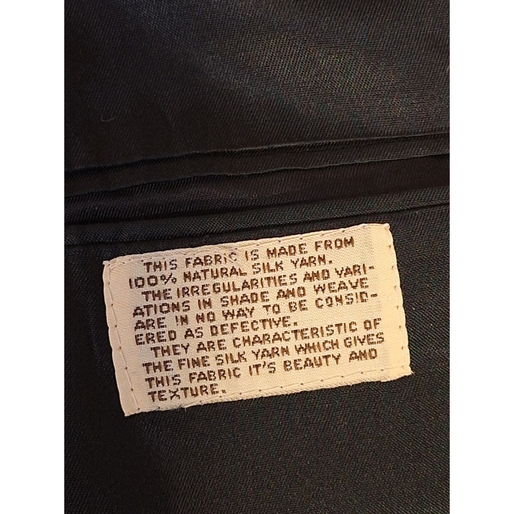 Arnold Palmer Executive Collection Mens Gray Natural Silk Blazer Sport Coat 46" - Picture 3 of 13